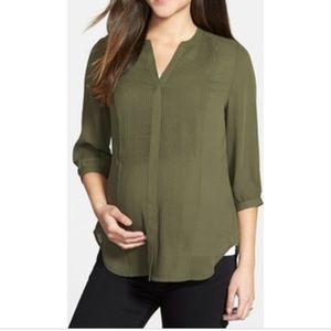 Loyal Hana Audrey tuxedo maternity & nursing top